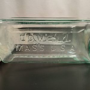 1890'S ANTIQUE AYERS SARSAPARILLA GLASS MEDICINE BOTTLE, LOWELL, MASSACHUSETTS
